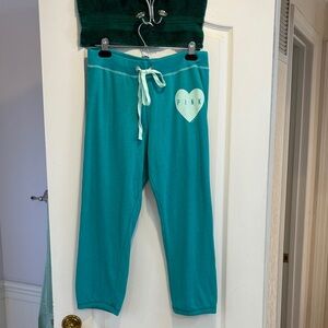 PINK Victoria's Secret Aqua Joggers